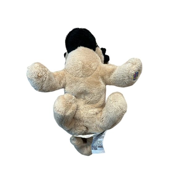 Ganz Webkinz Pug Puppy Dog Plush Stuffed Animal Beige Tan Beanbag HM105 NO CODE - Picture 6 of 10